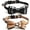 Black+Brown, variant on 4 Pack Cat Collars Breakaway with Bell Cat Collars with Cute Bowtie for Pet Kitten Cats and Small Dogs Pets Adjustable from 8-11In