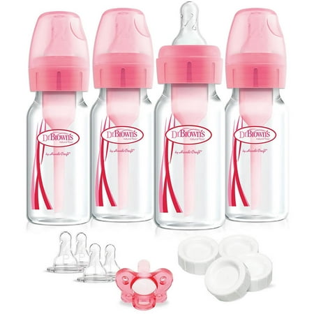 Dr. Brown's Breast to Bottle Feeding Set, Pink