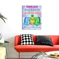 thumbnail image 4 of Zufioo Moriah Elizabeth Pattern Canvas Decorative Hanging Painting, Waterproof Hanging Painting with Anti-shrinkage Frame, Personalized Home Decoration, 4 of 6