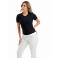 thumbnail image 2 of Womens Microfiber Compression Crew Neck T-Shirt, 2 of 2