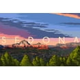 thumbnail image 1 of Sedona, Arizona, Panorama (36x54 Giclee Gallery Art Print, Vivid Textured Wall Decor), 1 of 3