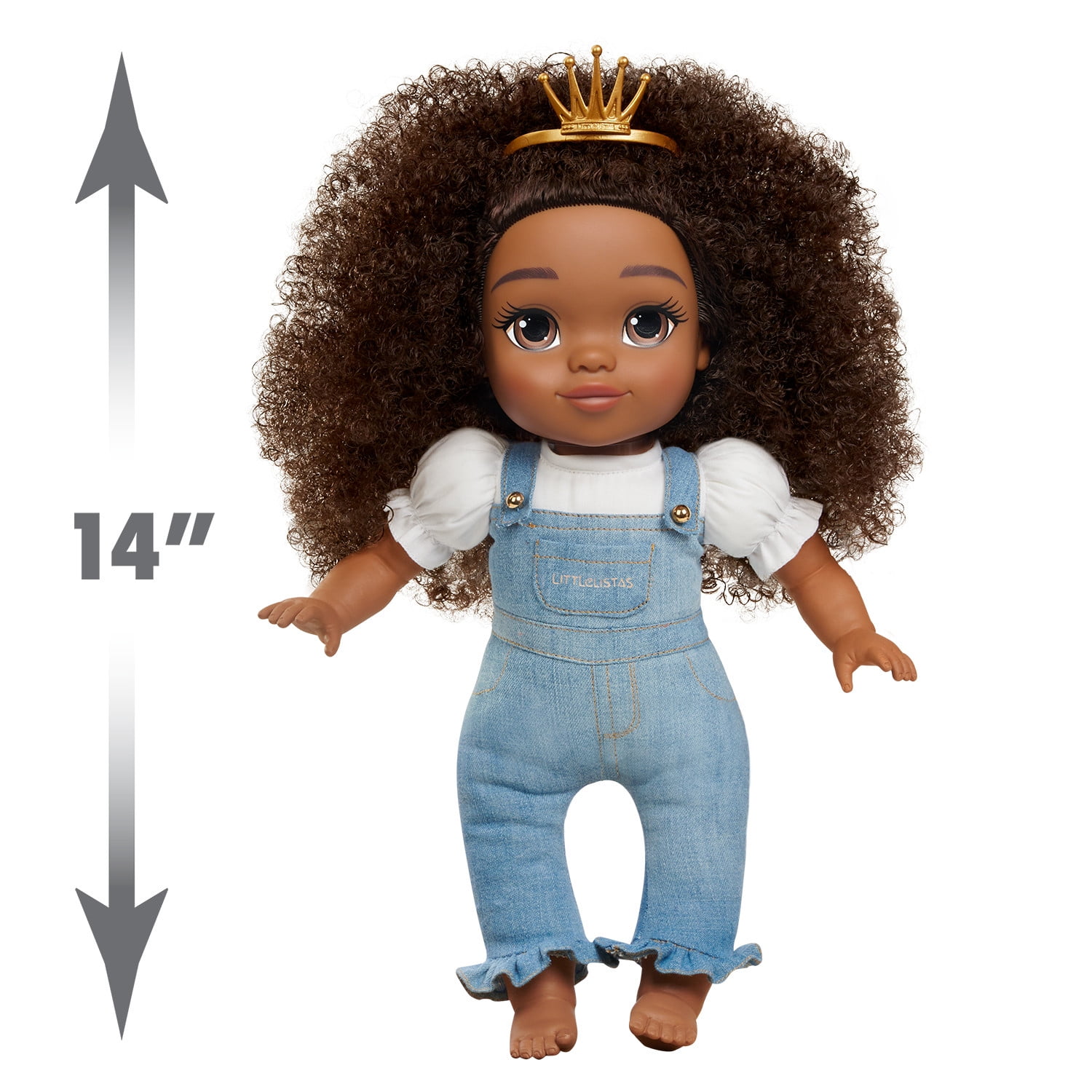 Naturalistas Lena, Brown – Poseable Baby Doll for Children Ages 3+