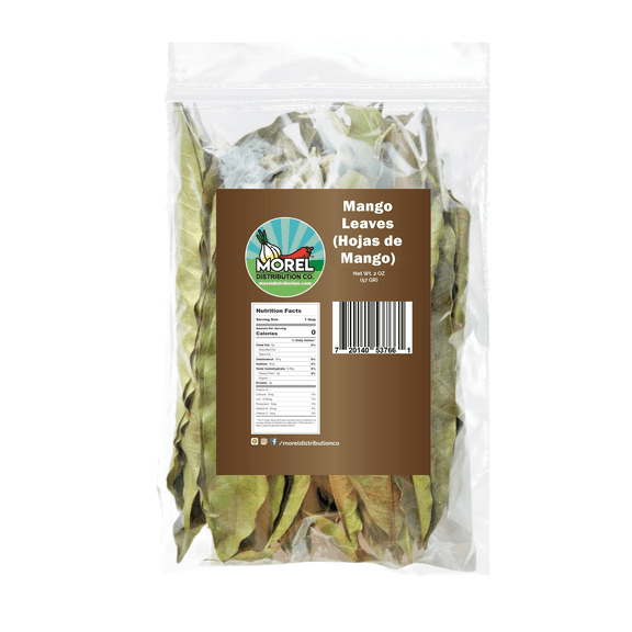 Natural Whole Dried Mango Leaves, Mango Loose Leaf Tea, (Hojas de Mango): 2 oz