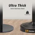 thumbnail image 6 of 17 Inch Stand Hand Towel Holder Towel Bar Towel Hanging Ring, Free Standing Floor Hand Towel Rack Storage for Bathroom Kitchen Vanity Countertops, Hardware Accessories(Oil Rubbed Bronze), 6 of 16