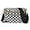 BLACK AND WHITE, variant on Checkered Crossbody Bag,Spacious Bum Bags for Women Nylon Crossbody Fanny Packs Checkered Purse Belt Wallet