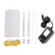 thumbnail image 2 of Enrutador inalámbrico 4g lte, enrutador móvil wifi con 2 antenas de 5dbi, módem 4g desbloqueado, enrutador wifi para exteriores de 300mbps para uso eurogeo, 2 of 7