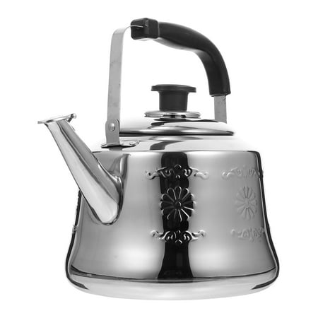 

1Pc Whistling Kettle Stainless Steel Boiling Water Pot Whistling Water Kettle (Silver)
