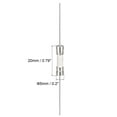 thumbnail image 2 of Unique Bargains Slow Blow Fuse Time Delay Lead Wire Ceramic Fuses 5mm x 20mm 250V T2A, 5Pcs, 2 of 5