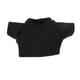 thumbnail image 2 of Camiseta a escala 1/6, ropa para muñecas de 2 pulgadas de largo, blusa ajustada, blusa corta Negro, 2 of 8
