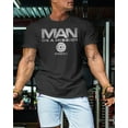 thumbnail image 4 of Gymish Man on Mission Workout Shirt for Men – Motivational Gym Tee, Funny Lifting T-Shirt, Men’s Workout Apparel, Athletic Gym Wear, 4 of 5