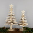 thumbnail image 3 of Northlight Star Cut-Outs Wooden Tree Christmas Decoration - 16", 3 of 6
