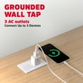 thumbnail image 4 of Energizer ENG-TAP07, 15A 125V Polarized Wall Tap Electrical Outlet, 4 of 9