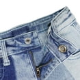 thumbnail image 4 of KIDSCOOL SPACE Big Girls Jeans Shorts,Rolled Cuff Hem Simple Design Cute Summer Denim Pants,Blue,9-10 Years, 4 of 5
