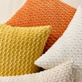 thumbnail image 2 of XmhyTop-A Throw Pillow Covers 45*45cm 1 Piece Corduroy Pillow Covers, Decorative Pillow Covers, Farmhouse Pillow Covers for Home Couch Bed Sofa Decor,Khaki, 2 of 4