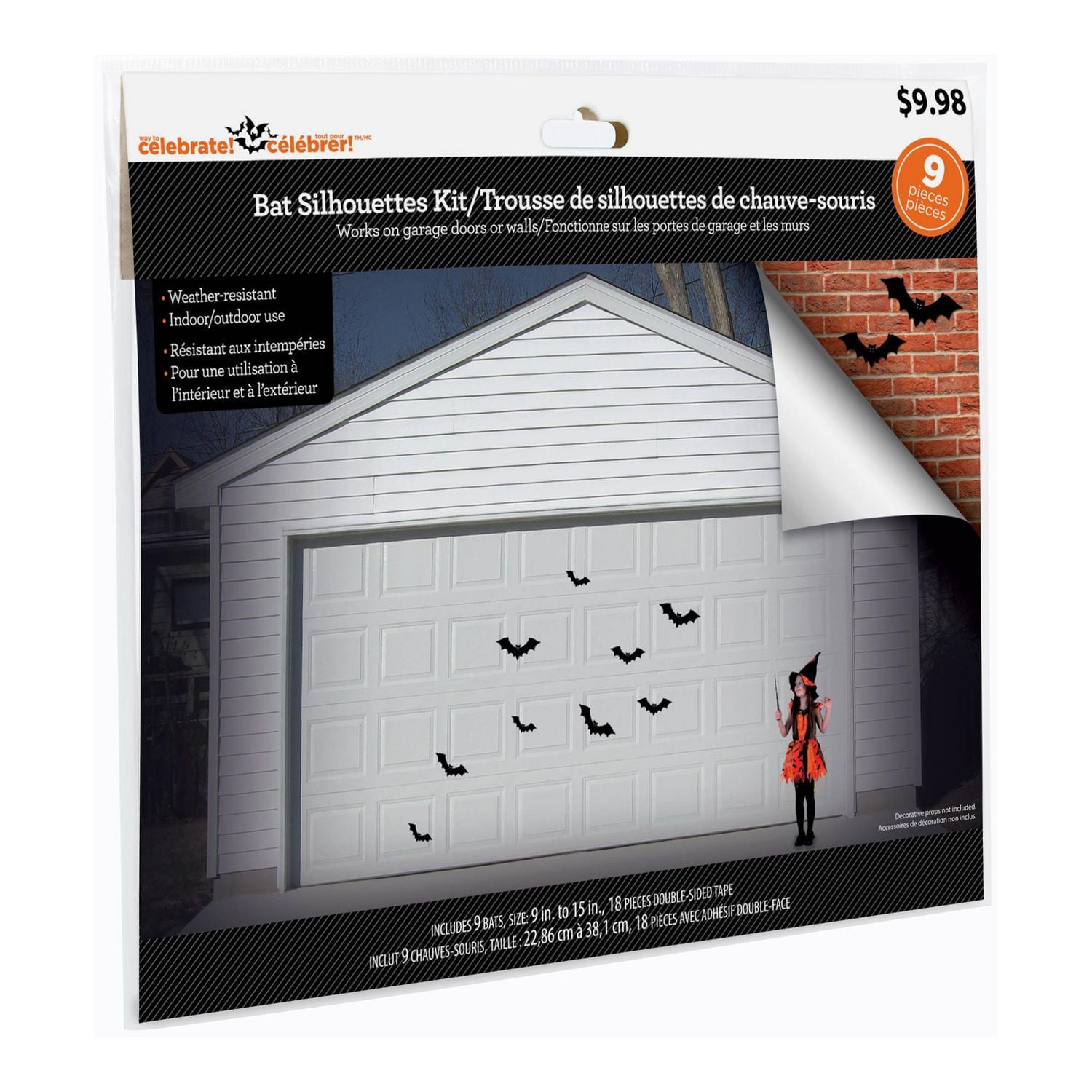 ENSEMBLE DE SILHOUETTES DE CHAUVE-SOURIS