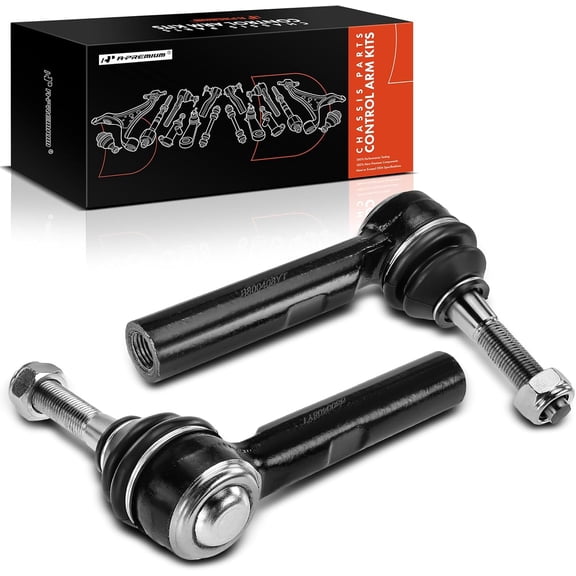 A-Premium 2 x Front Outer Tie Rod End Left Right Kit Compatible with Chrysler 200 11-14, Sebring 07-10, Dodge Avenger 08-14, Caliber 07-12, Journey 09-18, Jeep Compass 07-17, Patriot 07-17