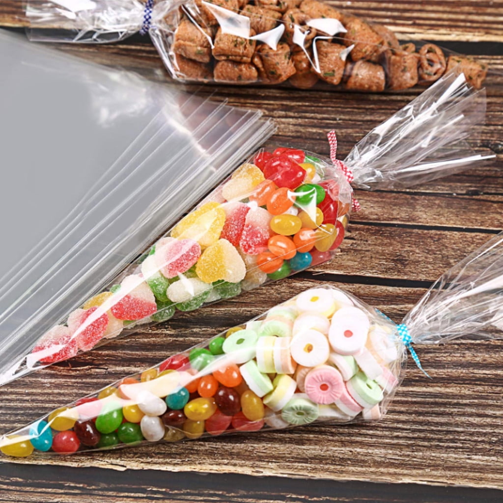 Cone plastic bags for sweets