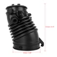 thumbnail image 3 of Unique Bargains 17225-R6A-J00 Black Engine Air Intake Tube Hose Pipe Rubber for Honda RM1 RM2, 3 of 6