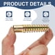 thumbnail image 2 of Uxcell 30-Pack M10 x 60 Anclajes de paneles de yeso de acero en forma de árbol, perno de expansión de metal para varios tipos de paredes [Tono dorado], 2 of 6