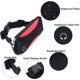 thumbnail image 4 of Riñonera con correa ajustable para el hombro, (rojo) Riñonera impermeable para hombres y mujeres con orificio para auriculares para pasear perros, gimnasio, ciclismo, maratón Sincero Electrónica, 4 of 5