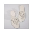 thumbnail image 6 of Women’s Comfortable Flip-Flop Sandals Dressy Thong Flat Leather Slide Sandals for Women, 6 of 9