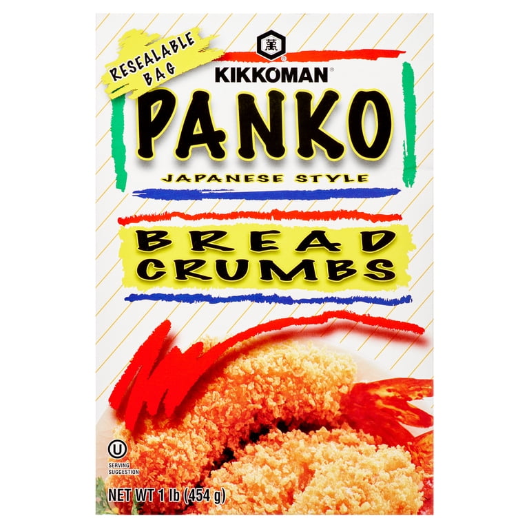 2 pack) Kikkoman Panko Japanese Style Breadcrumbs, 16 oz Box