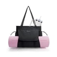 thumbnail image 1 of Colchoneta de yoga Tote Sportsnew para mujer y hombre, impermeable, negra, 1 of 9