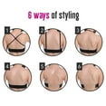 thumbnail image 6 of ZZwxWA Push Up Bra Women's Push Up Bra Soft Seamless Deep V Bras Adjustable Drawstring Bras, 6 of 7