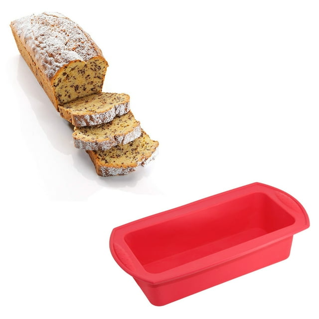 Silicone Baked Cake For Cake And Bread Of Any Kind Sub Sandwich Bread Pan Small Silicone Baking Sheet round Baking Things for Cakes Lollipop Sticks Sponge Cake Pan Rectangle Cake Sticks Toaster Oven