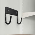 thumbnail image 2 of MRLESS Black Metal Wall Mount Ironing Board Holder for Laundry Room, Space-Saving Iron Hanger and Storage Rack Organizer, 2 of 8