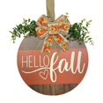 thumbnail image 1 of Fall Pumpkin Decor Charming Door Sign & Wall Hanger For Indoor/Outdoor Farmhouse Thanksgiving Rustic Decorations, 1 of 9