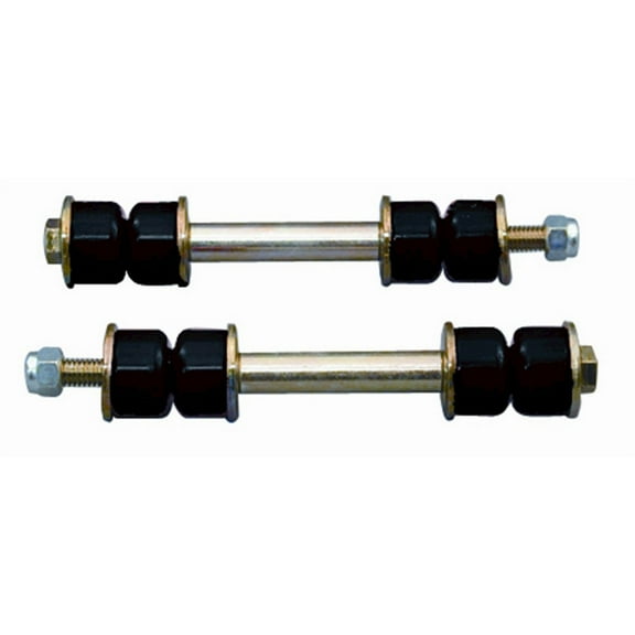 Prothane Universal End Link Set - 4 1/4in Mounting Length - Black Fits select: 1967-1972 FORD MUSTANG, 1986-1990 CHEVROLET CAPRICE