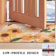 thumbnail image 3 of Yellow Green Leaf Sunflower Pattern Door Rugs,Washable Non Slip Door Mats Indoor,Decorative Door Mats,Entry Mat Indoor for Entrance,Bedroom,Kitchen,Bathroom,17"x30", 3 of 6