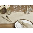 thumbnail image 2 of Saro Lifestyle Embroidered Swirl Design Natural Linen Blend Table Runner 16" x72", 2 of 2