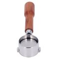 thumbnail image 1 of Coffee Portafilter 51mm 2 Ears Bottomless Coffee Handle Stainless Steel for Delonghi ECO310, 1 of 6