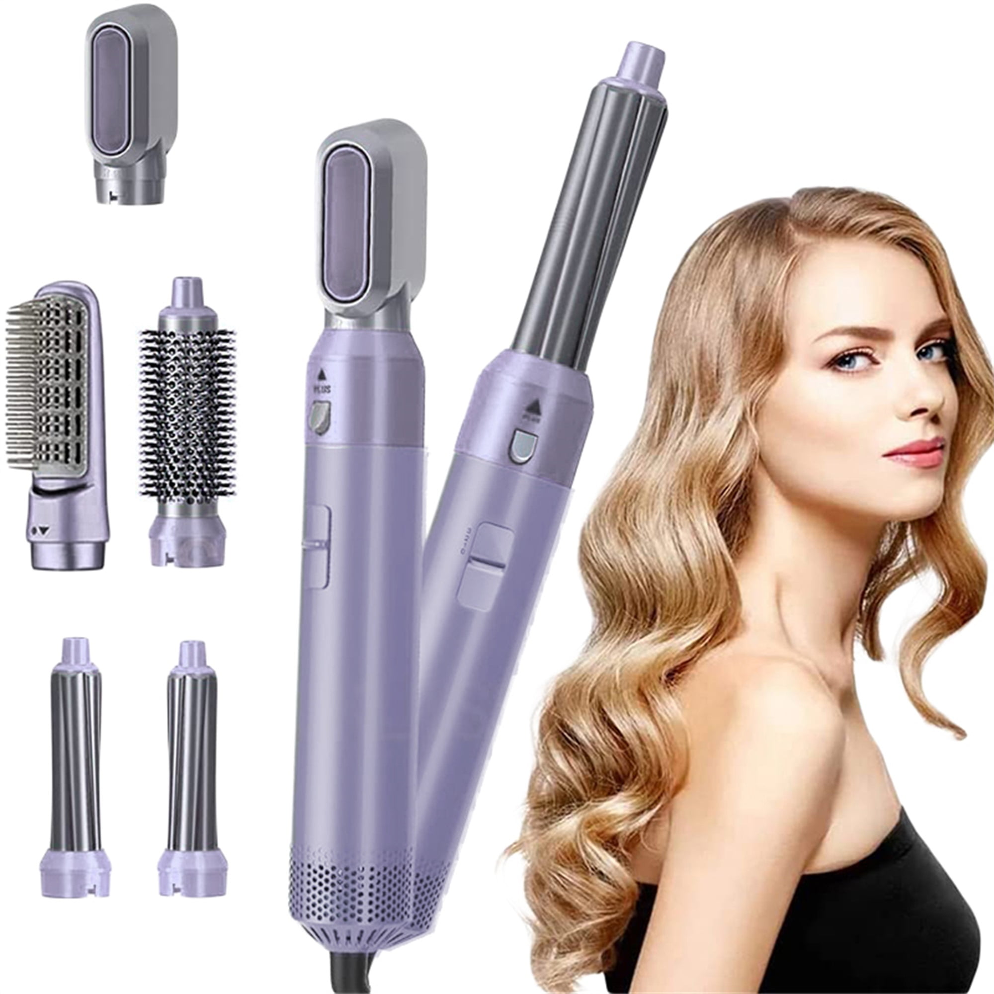 Hair Styler Brush And Curling Iron In One Ubeator Hot Air Brush