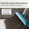 thumbnail image 5 of Toilet Bowl Brush with Flat and Rubber Brush Heads,Multi-Purpose Hygienic Deep Cleaner for Stubborn Stains Toilet Groove Edges,Ventilated Base Prevents Water Leakage for Sink Bathtub Bathroom-Green, 5 of 7