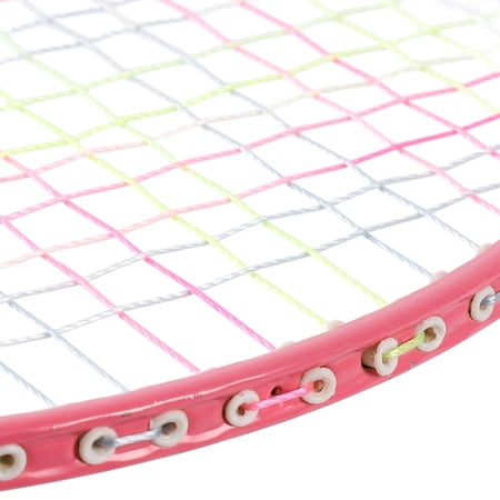 Brynna Kids Badminton RacquetsChildren Badminton Set Kids Badminton Racket 3 Shuttlecocks Lightweight with Carrying Bag Grip Strap for 3 To 12 Years Old Pink
