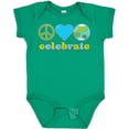 thumbnail image 3 of Inktastic Celebrate Earth Day Peace Love Earth Boys or Girls Baby Bodysuit, 3 of 5