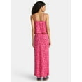 thumbnail image 2 of No Boundaries Tie Front Lace Top and Maxi Skirt Set, 2-Piece, Women's, 2 of 4