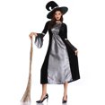 thumbnail image 3 of Disfraces de Halloween 2024 M-XL Disfraz de bruja de Halloween Disfraz de bruja malvada de rol europeo y americano Disfraz de bruja escénica, 3 of 5