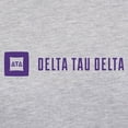 thumbnail image 3 of CafePress - Delta Tau Delta Purple Signature Long Sleeve T Shirt - Womens Baseball Tee, 3 of 4