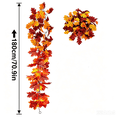 thumbnail image 3 of Fall Leaves Garland, 70.9In Realistic Artificial Maple Leaf Vine, Versatile Fall Decor for Fireplace Porch Wedding Thanksgiving Home Display Artificial Flowers for Outdoors, 3 of 4