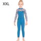 thumbnail image 2 of Niños y niñas niños traje de buceo traje ultrafino secado rápido 2.5 mm traje de baño para jóvenes buceo snorkeling surf natación azul xxl seitruly OD003673-10, 2 of 7