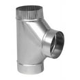 thumbnail image 2 of Imperial 6 in. X 6 in. X 6 in. Galvanized Steel Furnace Pipe Tee, 2 of 2