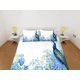 thumbnail image 2 of Ropa de cama blanca azul pavo real decoración estética juego de cama completo, funda nórdica de lujo, 2 of 4