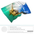 thumbnail image 3 of 2 Pack Hand Towels for Bath,Sea Turtle in The Ocean Decorative Towels Highly Absorbent Soft Towels for Bathroom Beach Kitchen Spa Gym Face Towel 14x28 Inch, 3 of 14