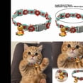 thumbnail image 2 of Pet Collars Category Breakaway Cat Collar with Pendant Adjustable Safe Neck Ring for Small Cats Everyday Indoor Outdoor Use with Lightweight -Style Material, 35 cm, Red, 2 of 4