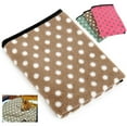 thumbnail image 2 of Pet Blanket Soft Fleece Dots Pattern Cat Throw Blanket Dog Bed Blanket, 2 of 9
