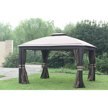 Sunjoy Replacement Canopy set for L-GZ815PCO-F 10X12 Wicker Gazebo